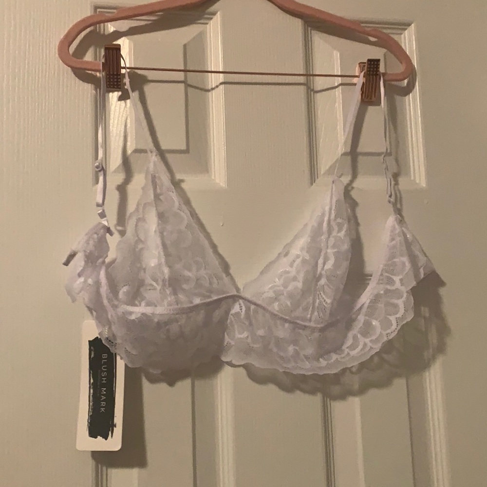 White Lingerie Top & Black Set